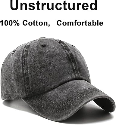 Baseball Cap Golf Dad Hat Adjustable Original Classic Low Profile Cotton Hat Unconstructed Plain Cap Men Women